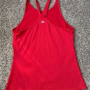 ALO Yoga Women's Red Tank Top